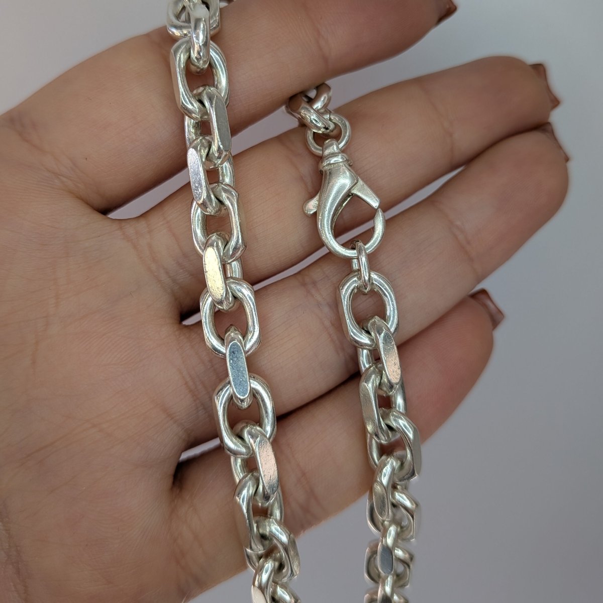 Ankar halsband sterling silver 46cm - Smyckesbanken
