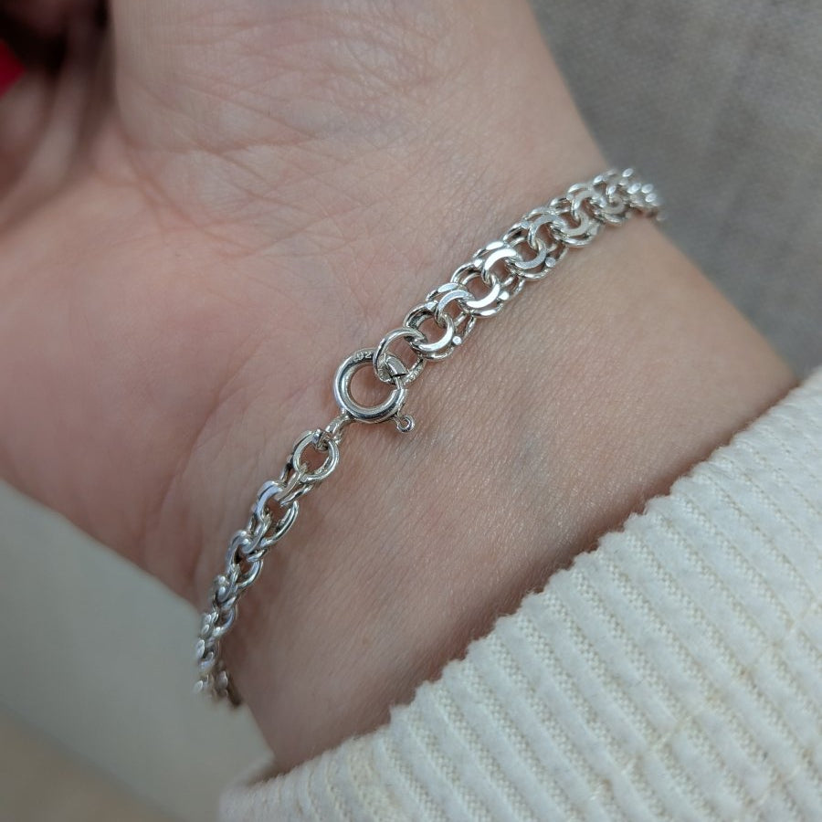 Bismarck armband i sterling silver - Smyckesbanken