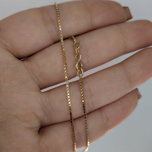 Halsband Venezia 18k guld 40cm - Smyckesbanken