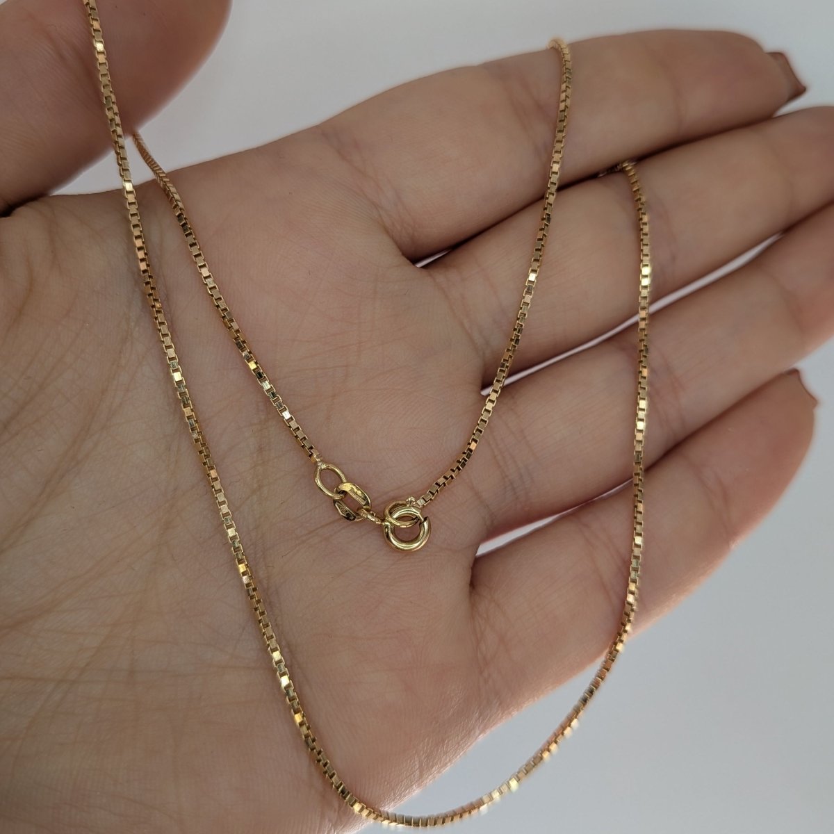 Halsband Venezia 18k guld 40cm - Smyckesbanken