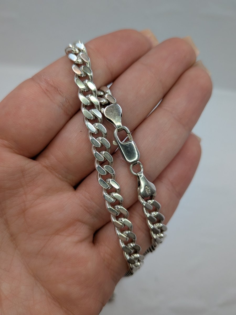 Massiv pansar halsband sterling silver - Smyckesbanken