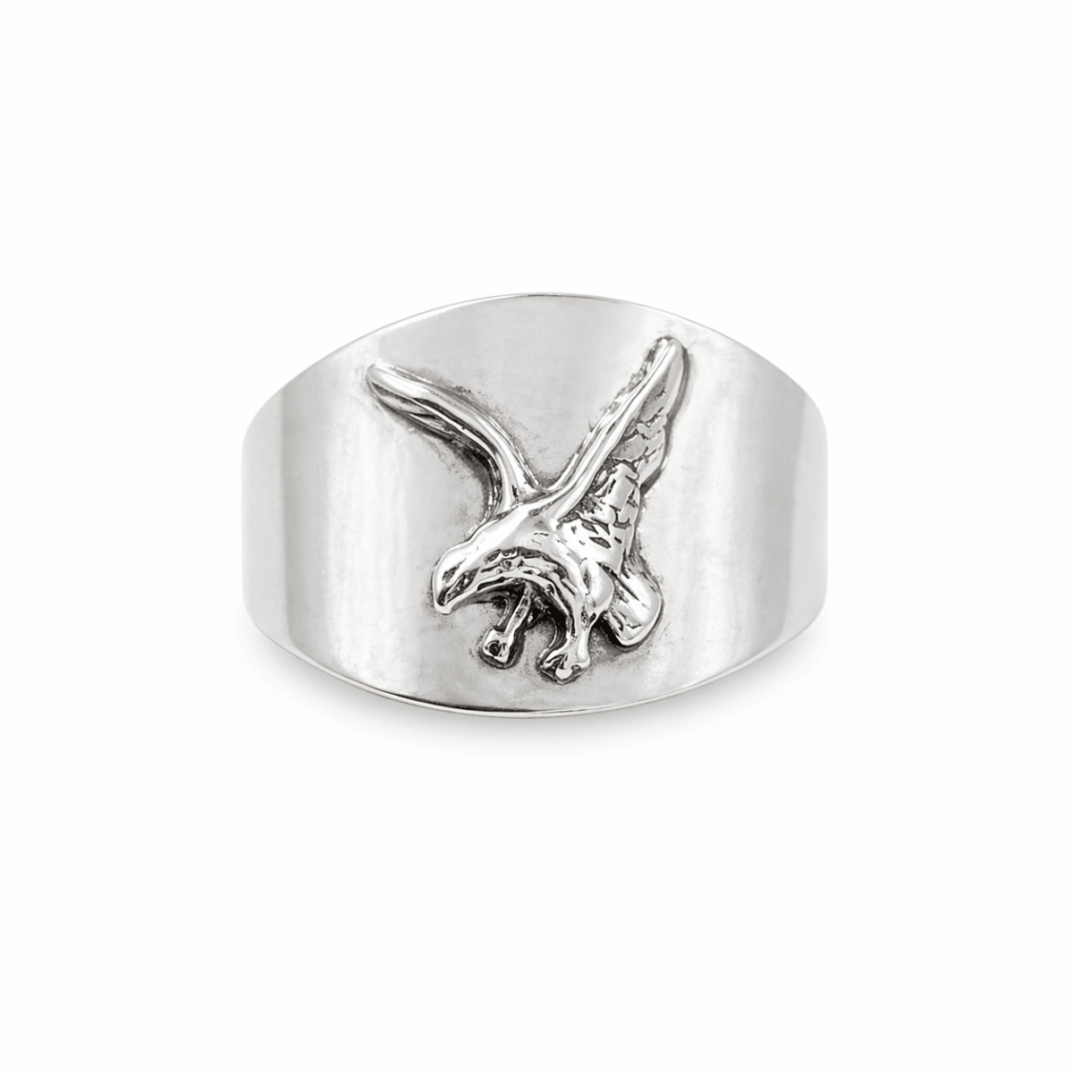 Ring med örn i sterling silver - Smyckesbanken