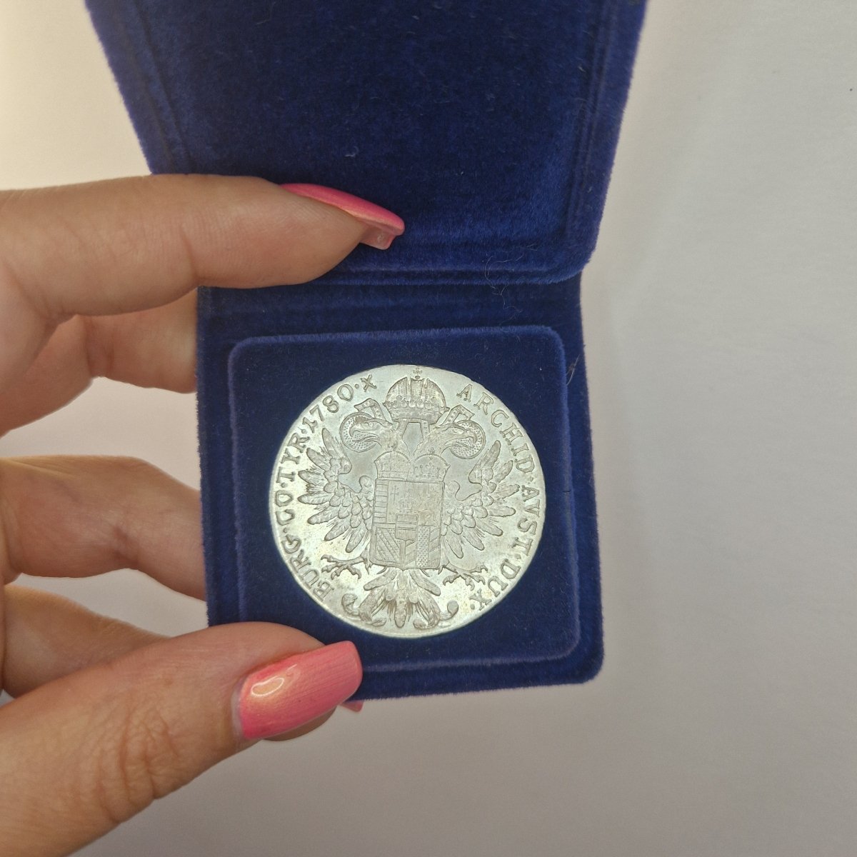 Silvermynt Maria Theresia. Österike - Ungern - Smyckesbanken