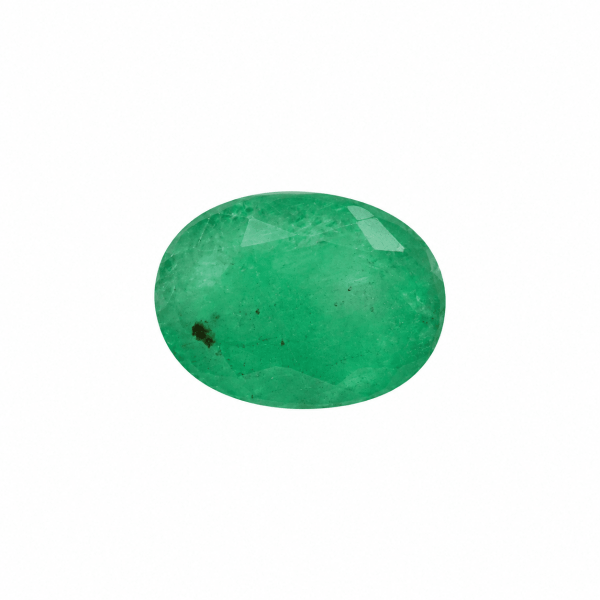 Naturlig grön Smaragd 1,2ct med bra lyster