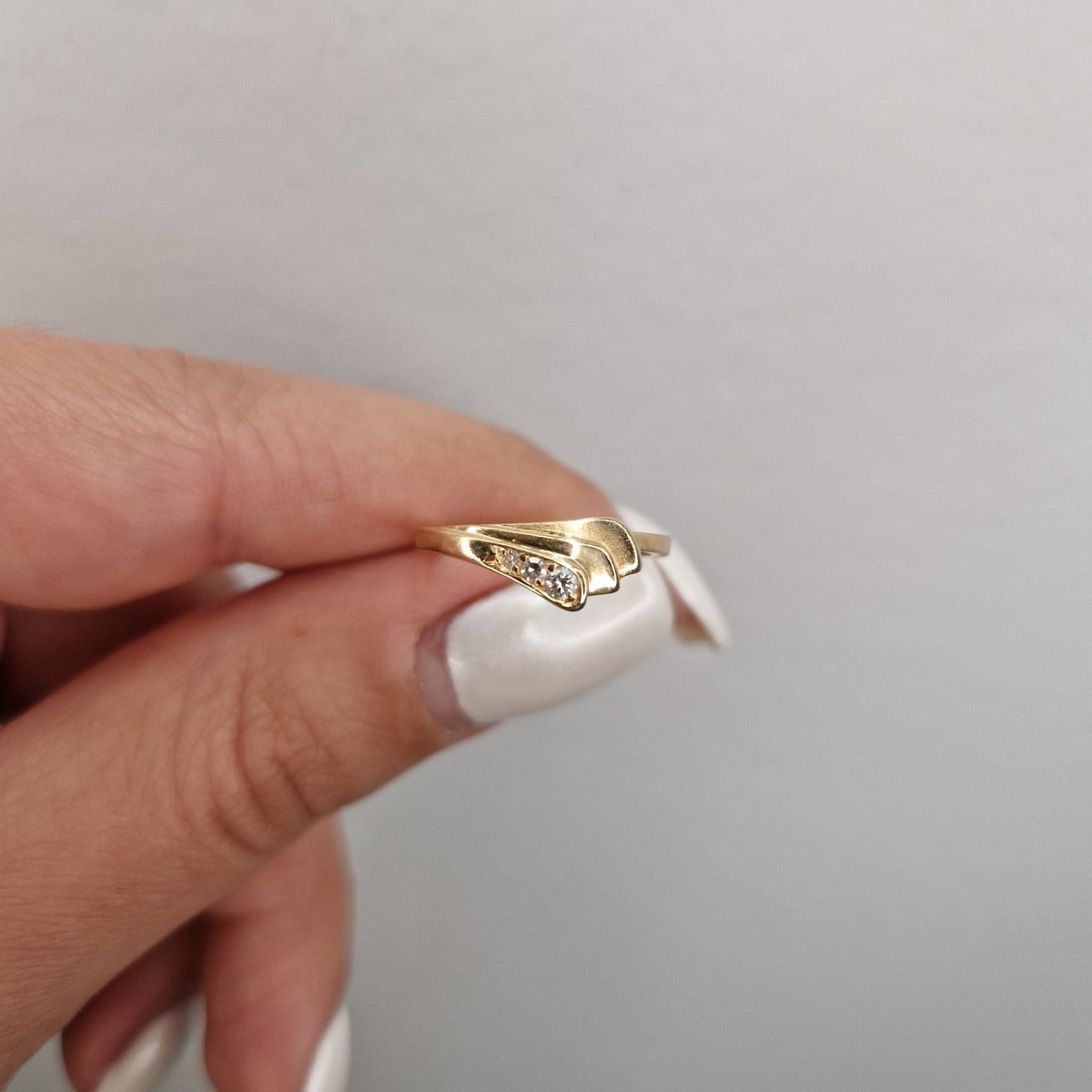 Kombinationsring 18k guld - Smyckesbanken