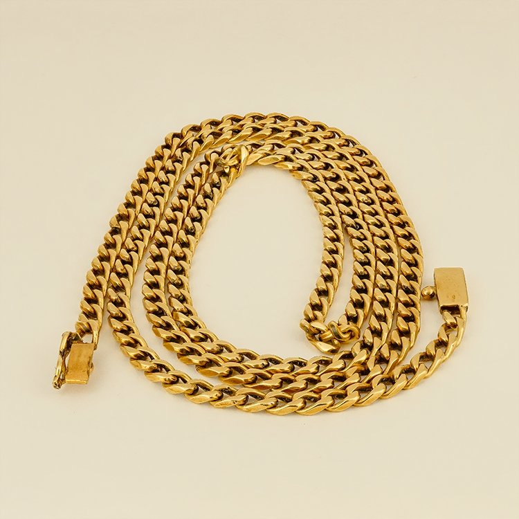 Pansar halsband i 18k guld- Smyckesbanken