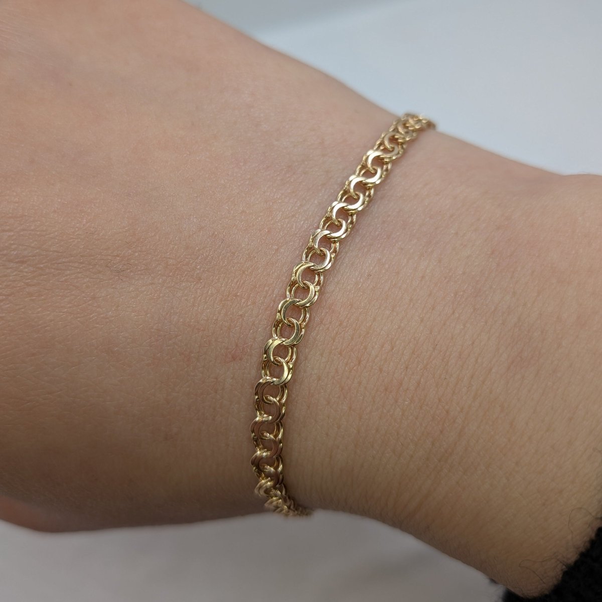 Bismarck armband 18k guld 