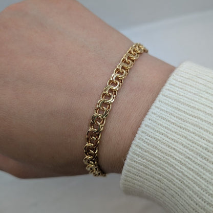 Bismarck armband i äkta guld