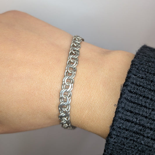 Bismarck armband i äkta silver