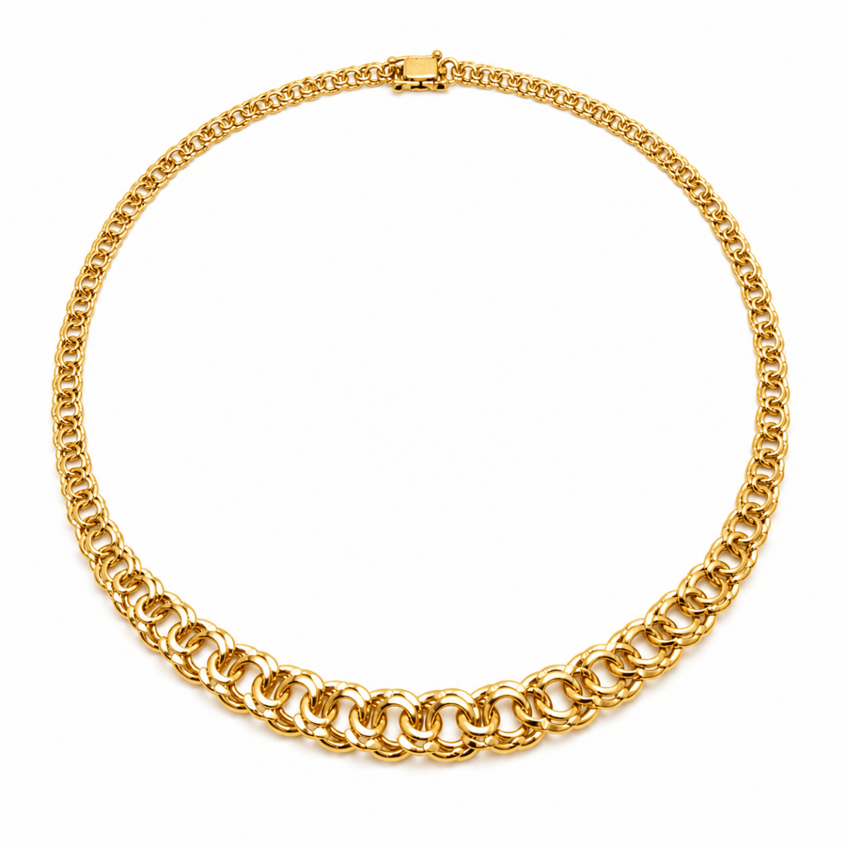 Doserad Bismarck halsband 18k guld 
