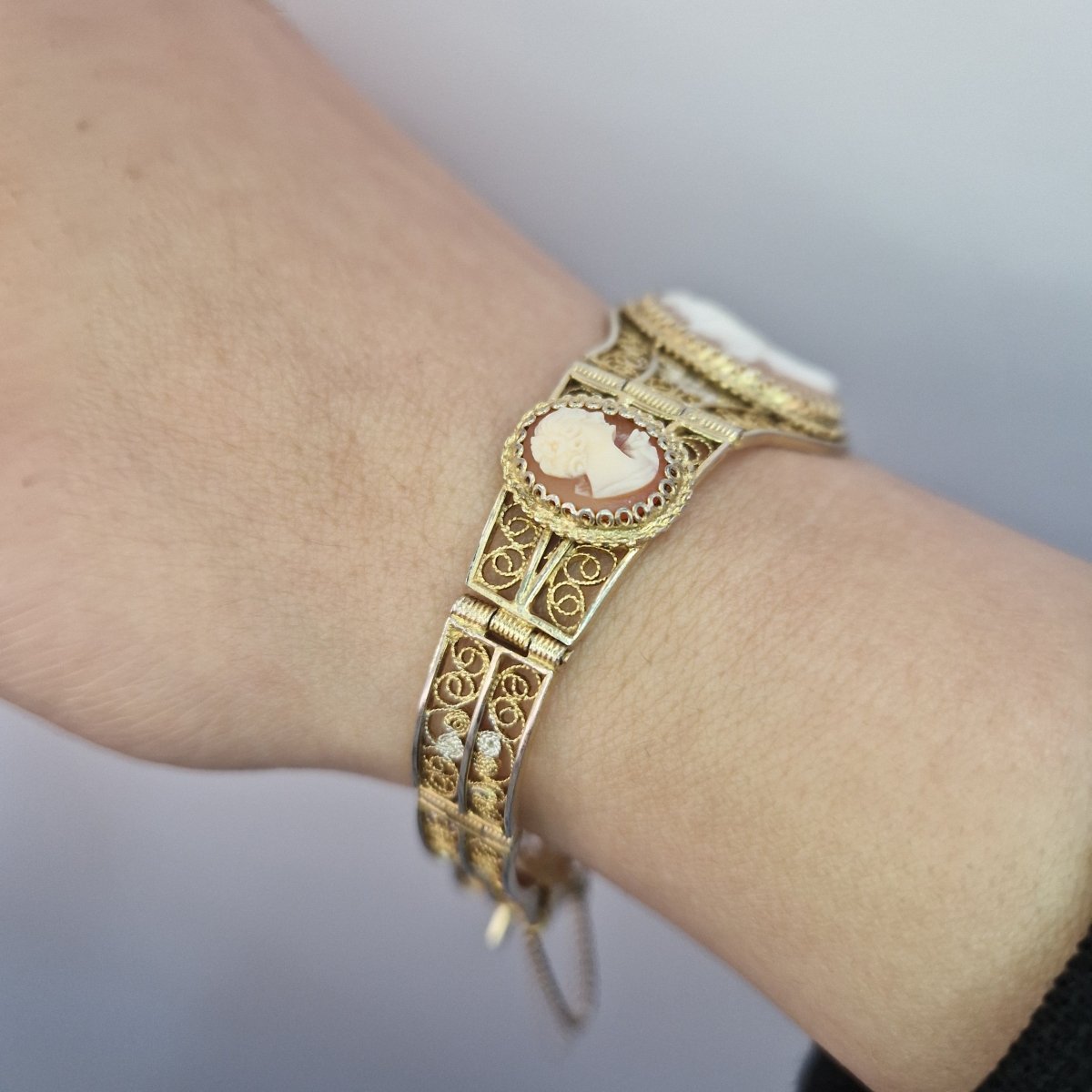 Filigran armband i äkta silver