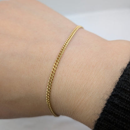 Guldarmband Pansar i 18k guld