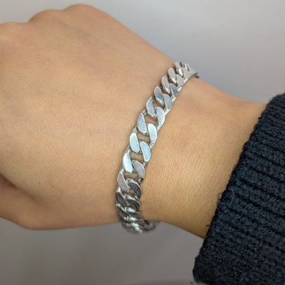 Pansar armband i silver