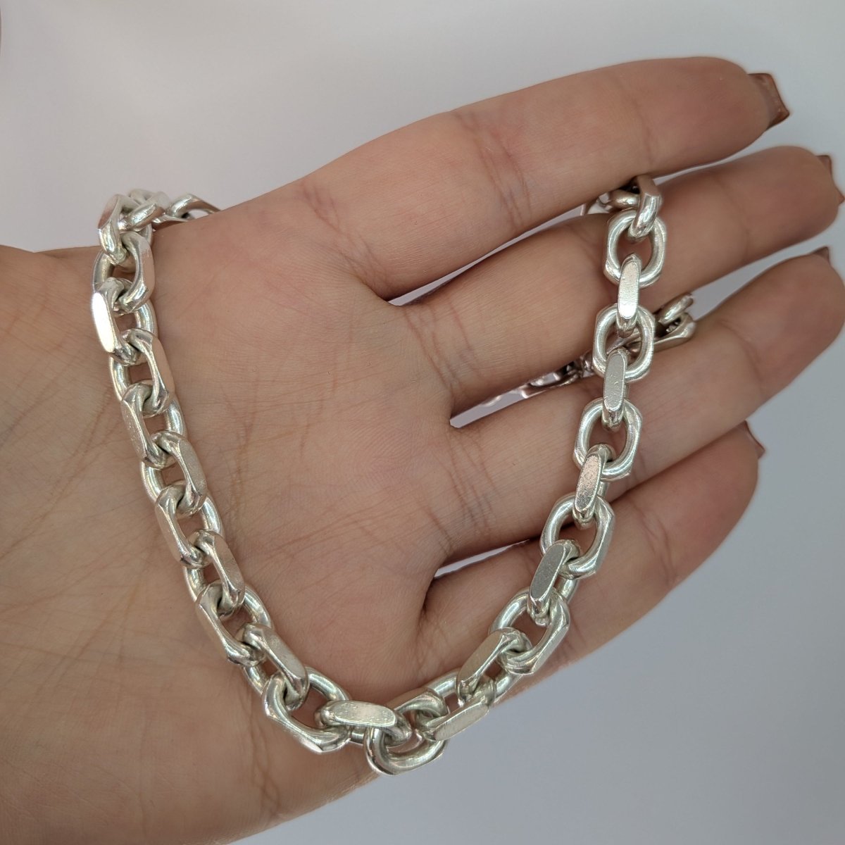 Ankar halsband sterling silver 46cm - Smyckesbanken