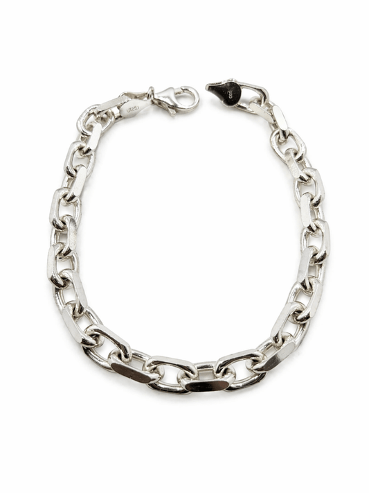 Ankarlänk armband i sterling silver - Smyckesbanken