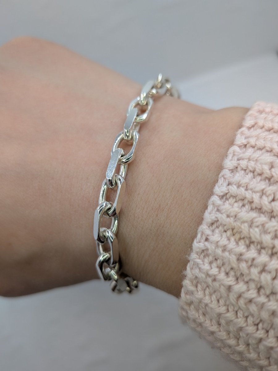 Ankarlänk armband i sterling silver - Smyckesbanken