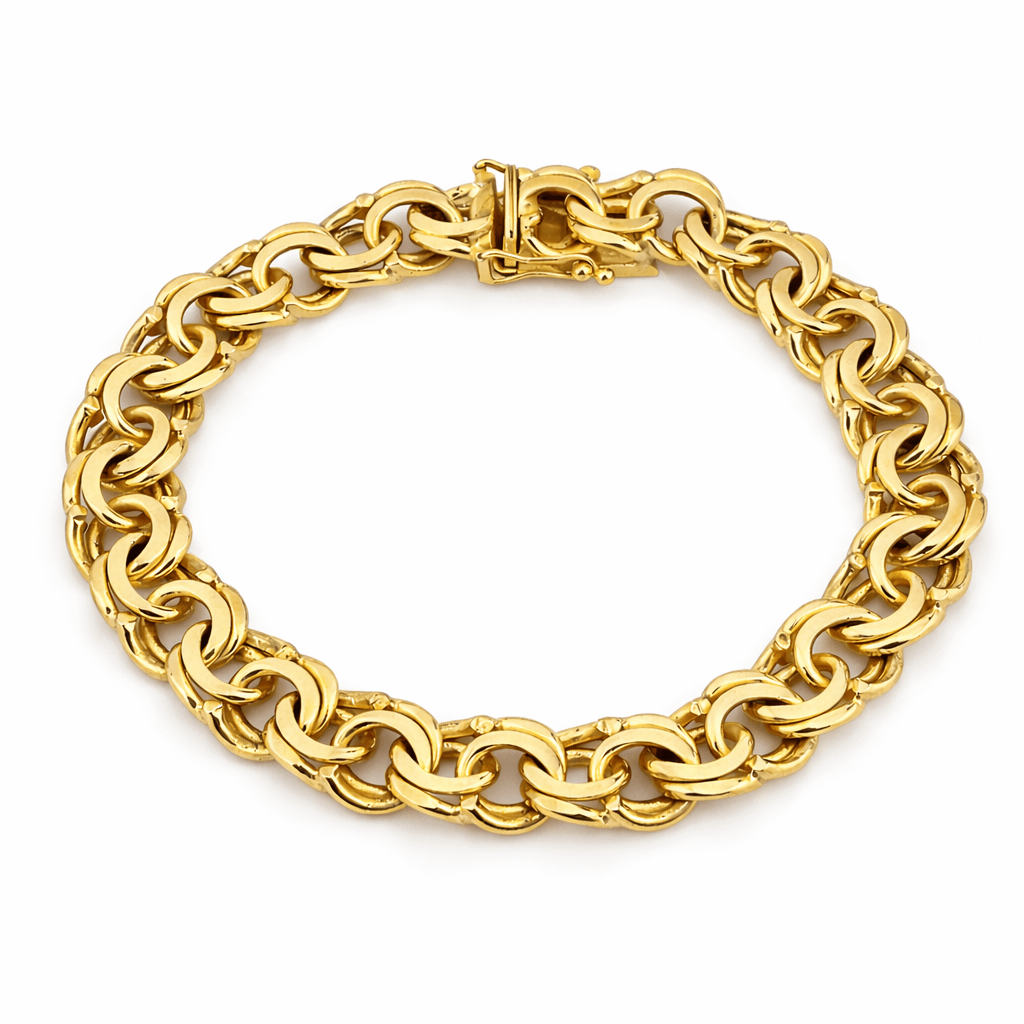 Bismarck 18k guld 9,25mm bred - Smyckesbanken