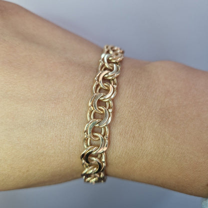 Bismarck 18k guld 9,25mm bred - Smyckesbanken