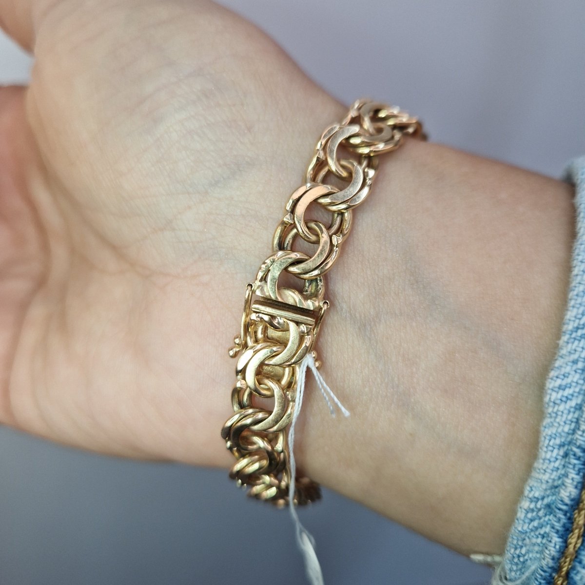 Bismarck 18k guld 9,25mm bred - Smyckesbanken