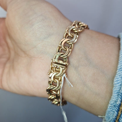 Bismarck 18k guld 9,25mm bred - Smyckesbanken