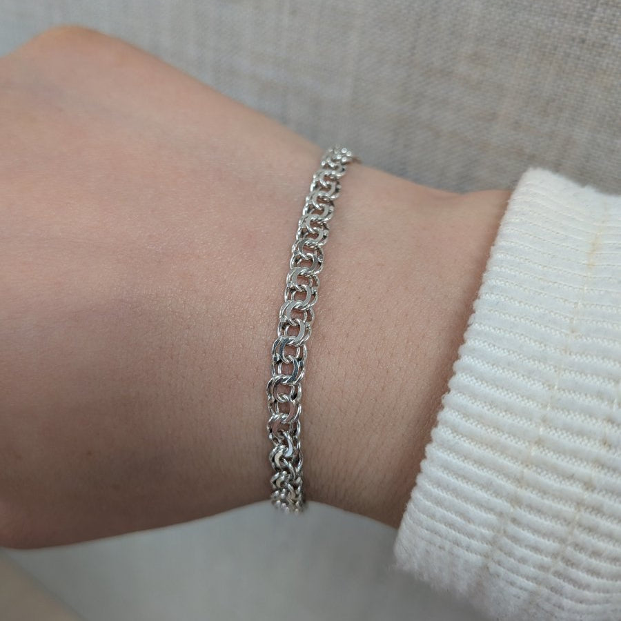Bismarck armband i sterling silver - Smyckesbanken