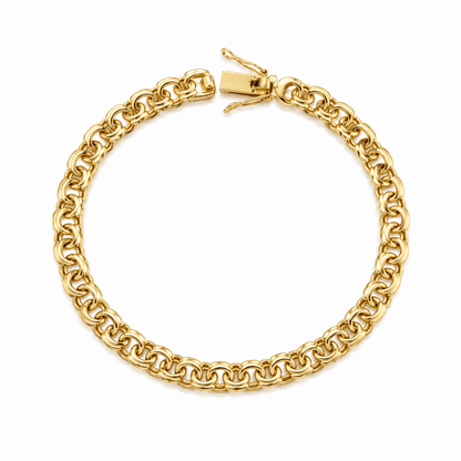 Bismarck armband med kistlås 18k guld - Smyckesbanken