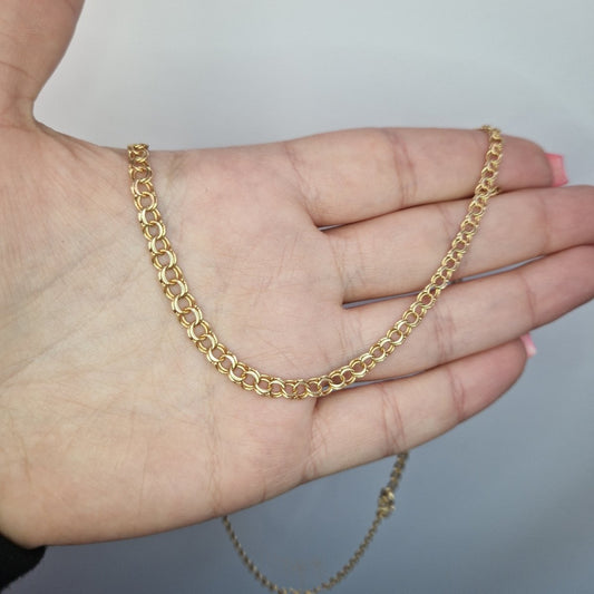 Bismarck halsband 18k guld 55cm - Smyckesbanken
