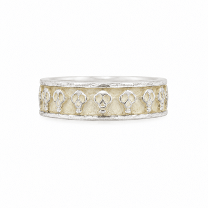 Dödskallering i sterling silver - Smyckesbanken