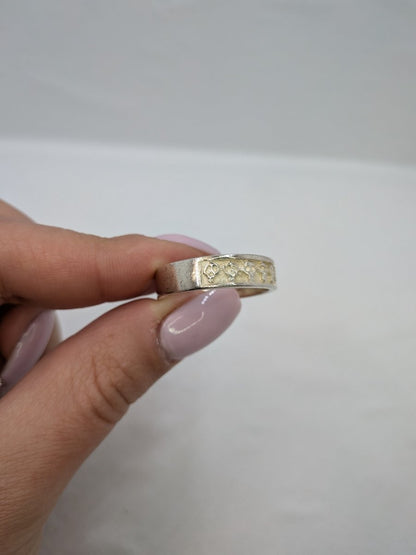 Dödskallering i sterling silver - Smyckesbanken