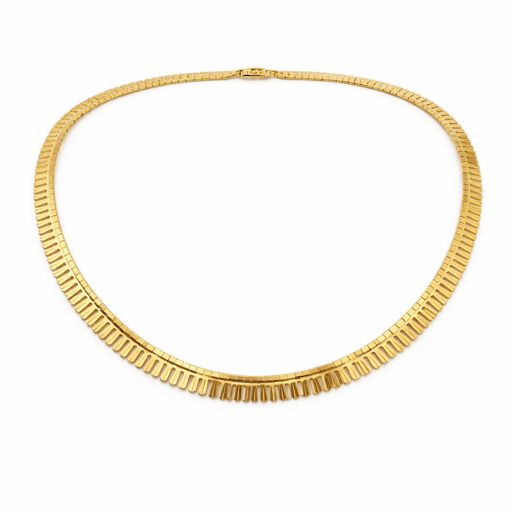 Elegant guld halsband 18k guld - Smyckesbanken
