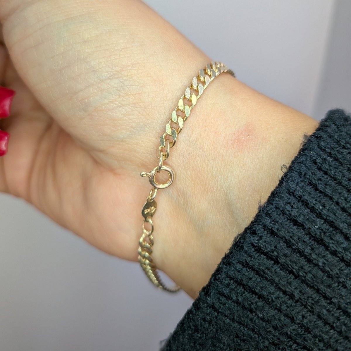 Förgylld pansar armband - Smyckesbanken
