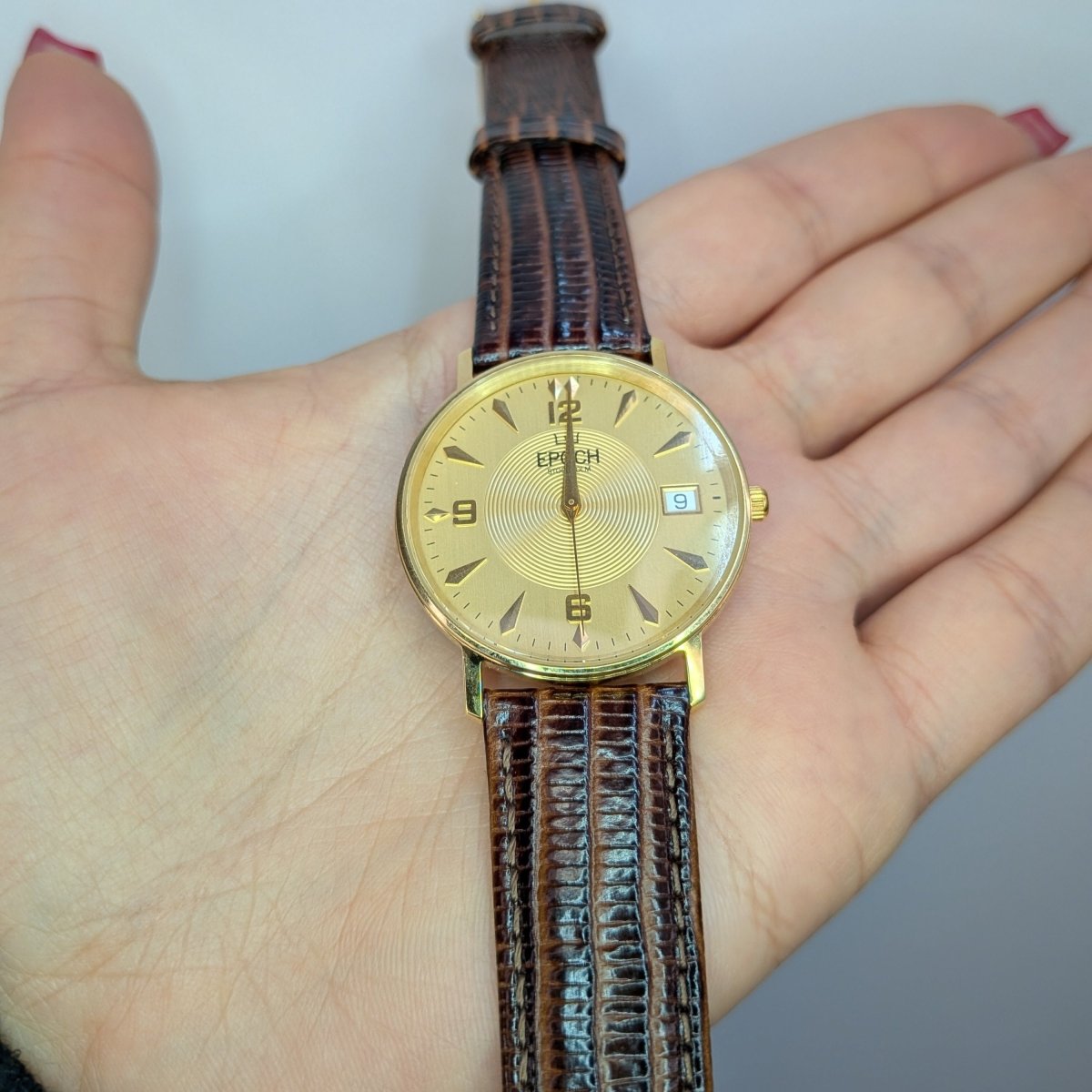 Guldklocka 18k Epoch 4004 - Smyckesbanken