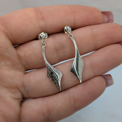 Hängande örhängen i sterling silver - Smyckesbanken