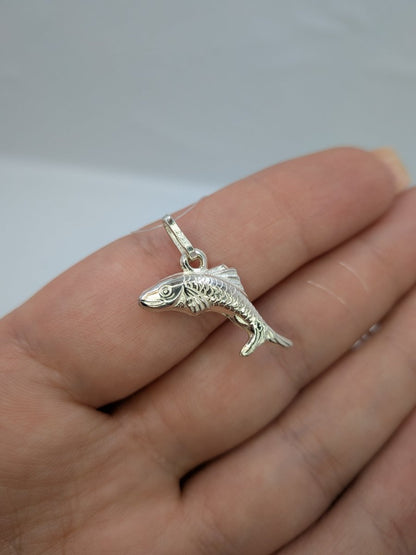Hängsmycke fisk i Sterling silver - Smyckesbanken