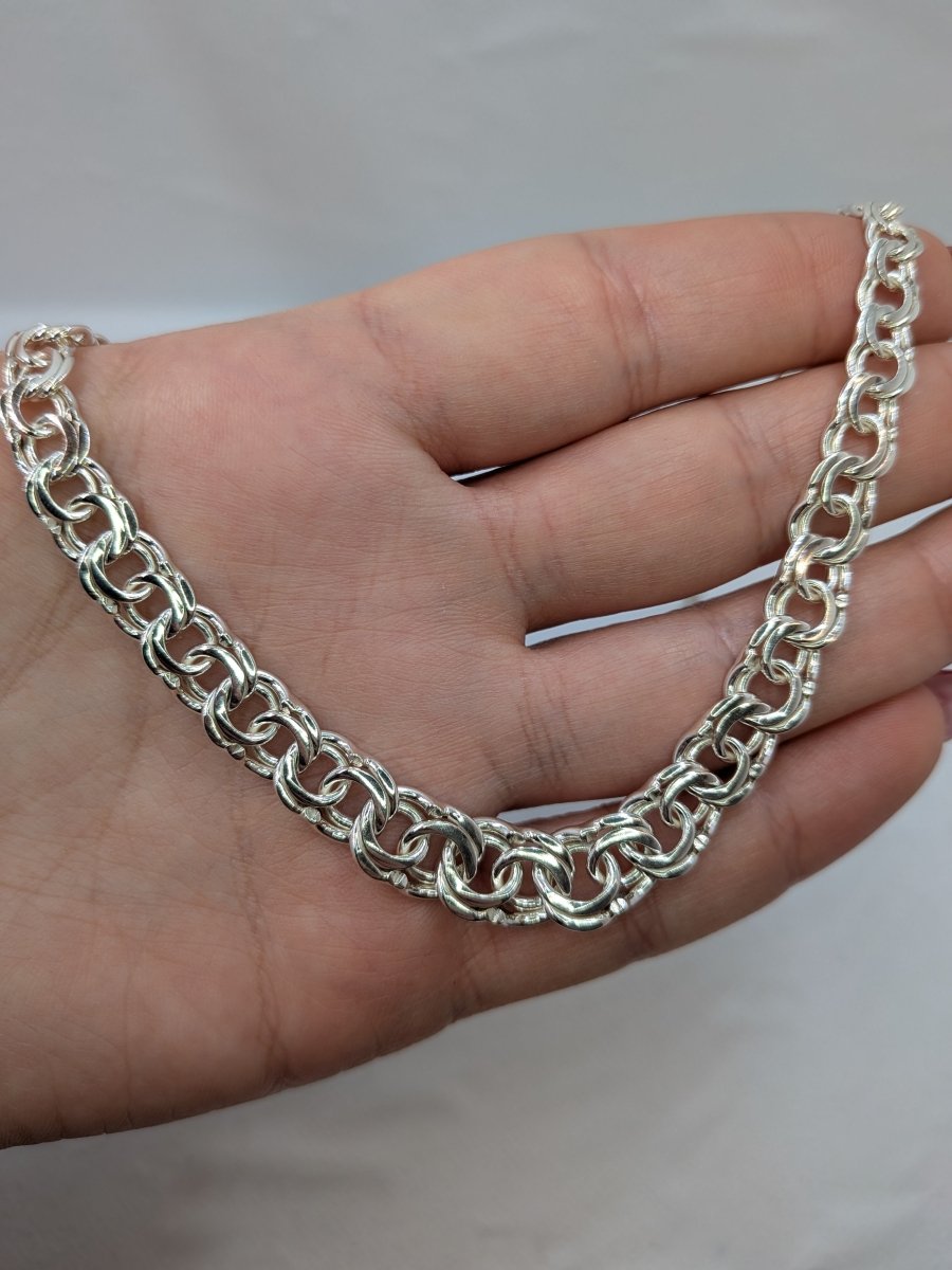 Halsband Bismarck doserad sterling silver - Smyckesbanken
