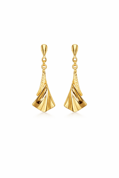 Hängande Örhängen Sarek Design 18k guld - Smyckesbanken