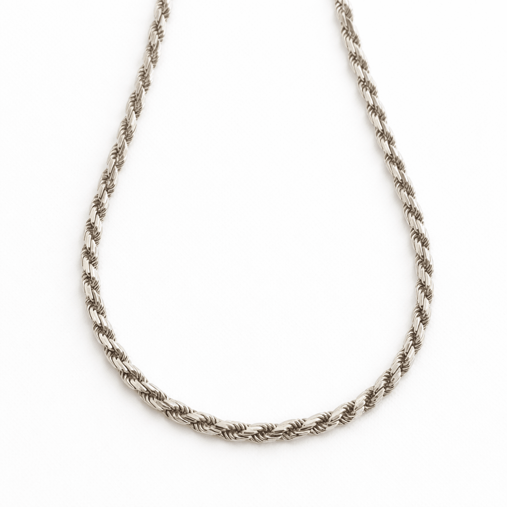 Massivt Cordell halsband i sterling silver - Smyckesbanken