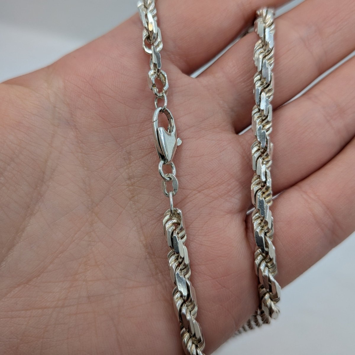 Massivt Cordell halsband i sterling silver - Smyckesbanken