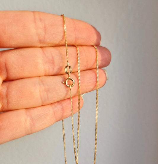 Pansar halsband 18k guld 45,5cm - Smyckesbanken