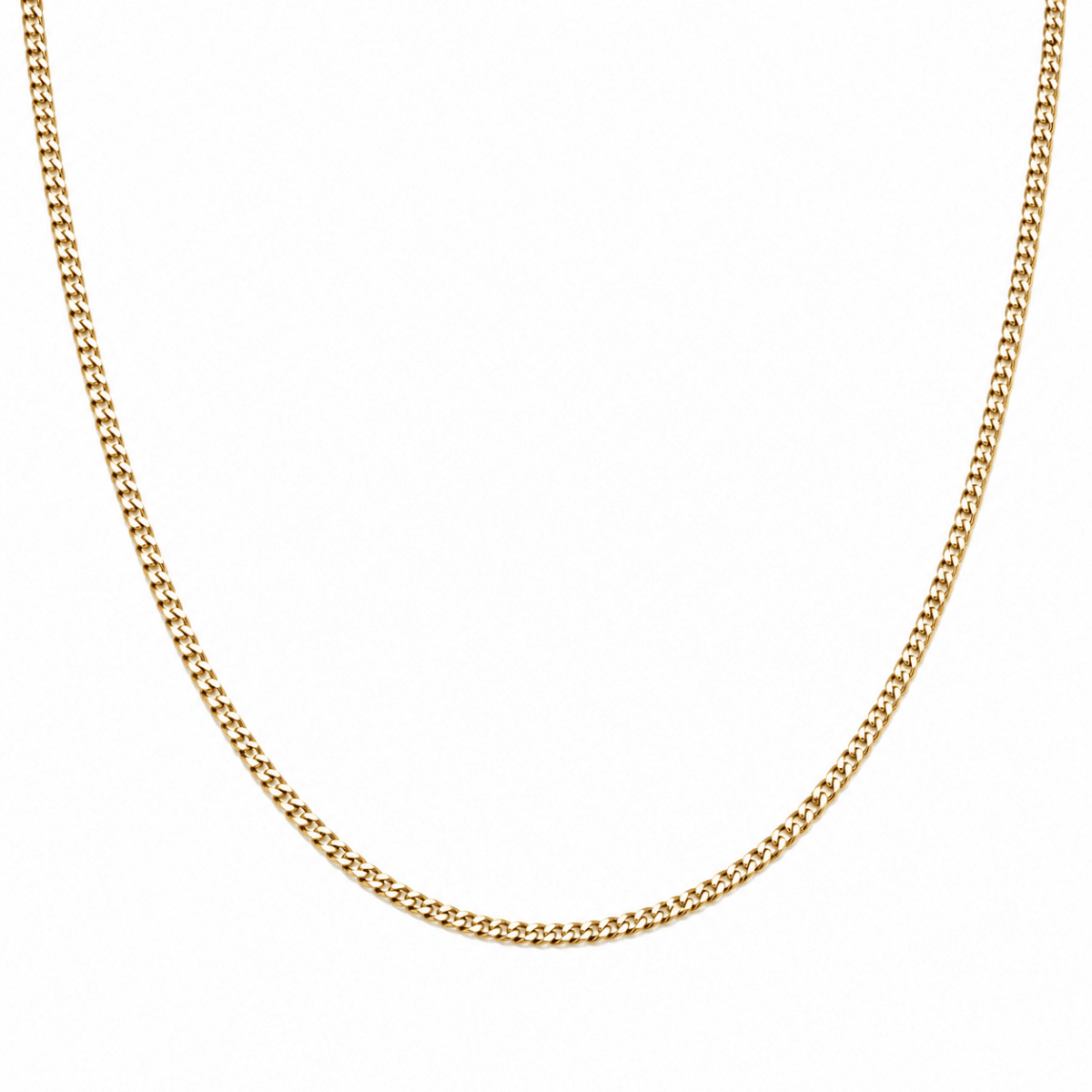 Pansarlänk 52cm 1,2mm 18k guld - Smyckesbanken