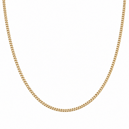 Pansarlänk 52cm 1,2mm 18k guld - Smyckesbanken