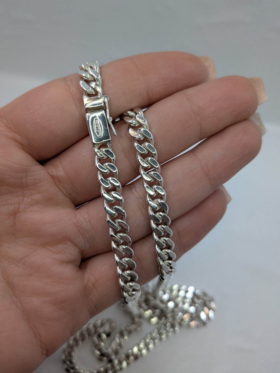 Pansarlänk med kistlås Sterling silver - Smyckesbanken