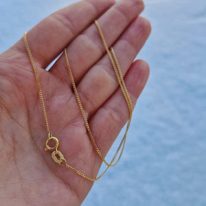 Pansar halsband 18k guld 45,5 centimeter