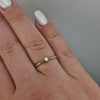 Ring i vitguld med en diamant 0,10ct