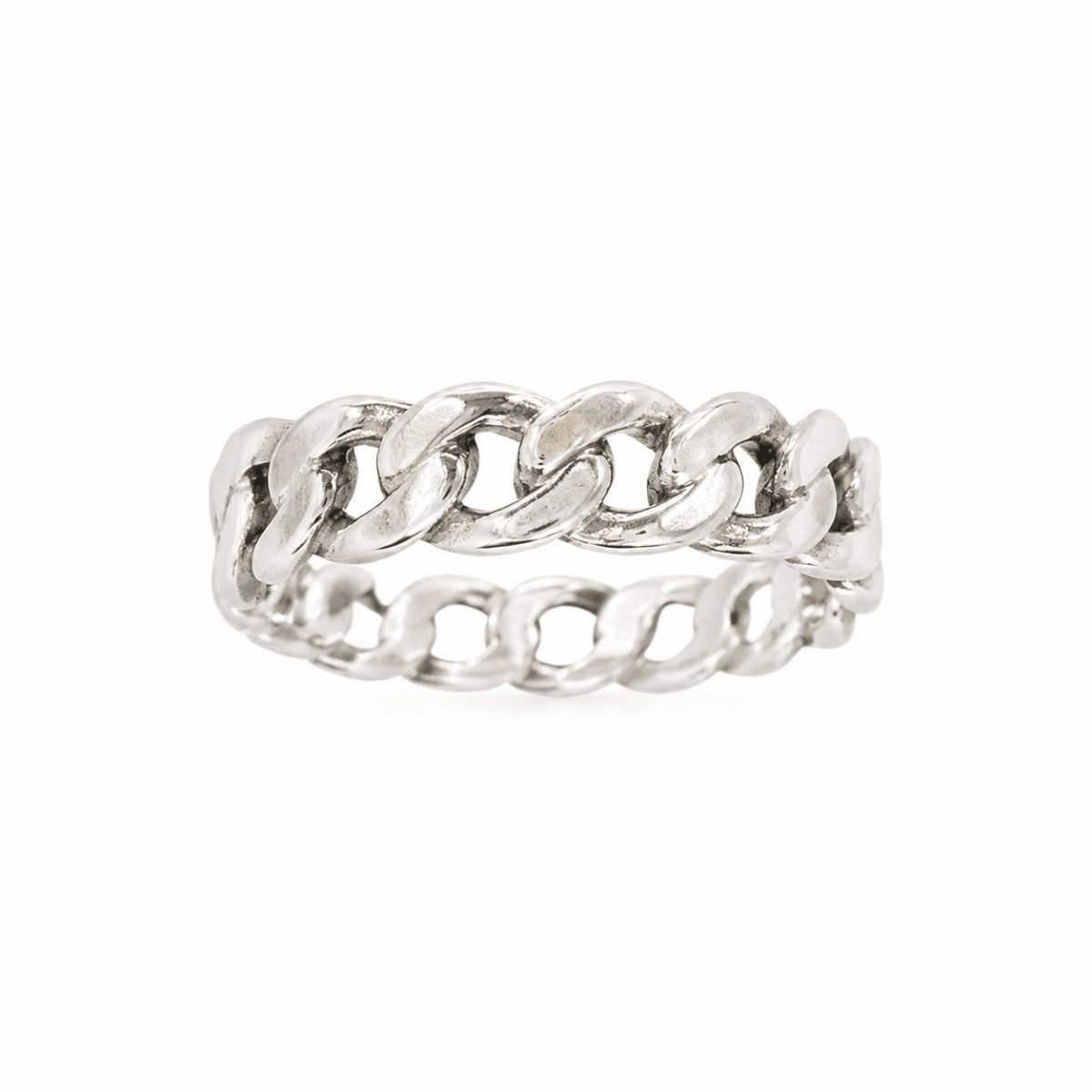 Ring med pansardesign i sterling silver - Smyckesbanken