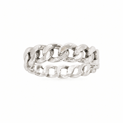 Ring med pansardesign i sterling silver - Smyckesbanken