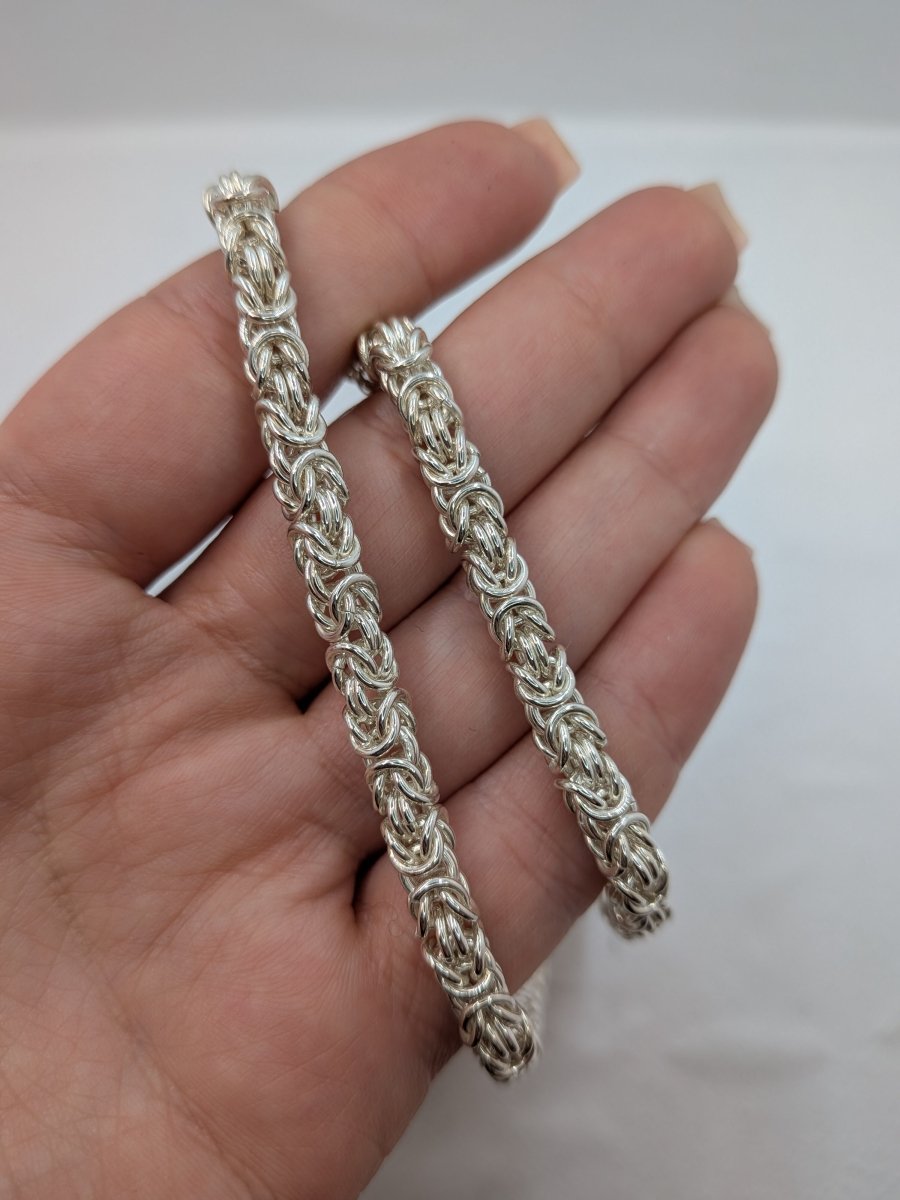 Rund kejsarlänk i sterling silver - Smyckesbanken