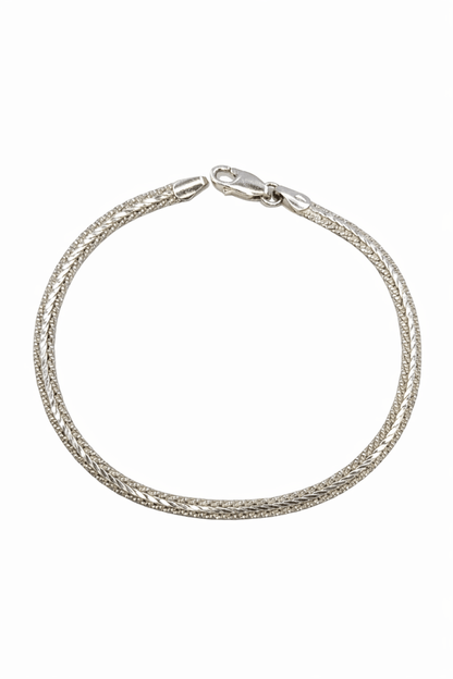Silver armband rävsvans - Smyckesbanken