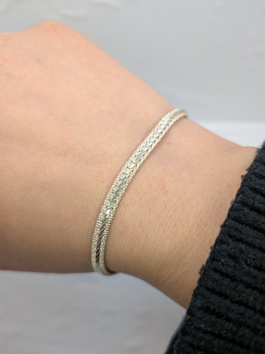 Silver armband rävsvans - Smyckesbanken