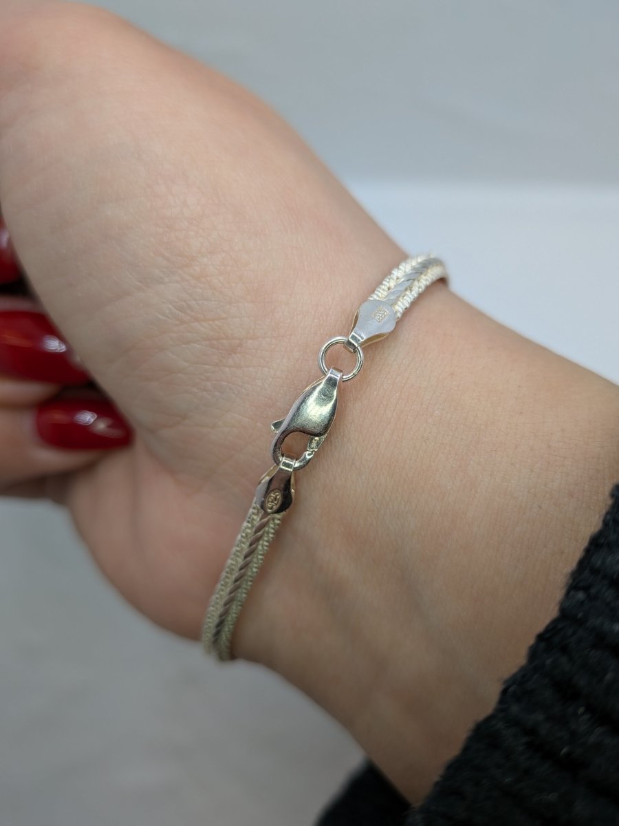 Silver armband rävsvans - Smyckesbanken